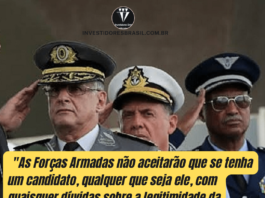 Militares apontam risco de convulsão social no Brasil. O Supremo Tribunal Federal (STF) impôs ao Brasil um regime de exceção, afirmaram m