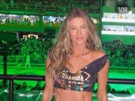 Gisele Bündchen aproveita Carnaval