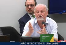 Deputado aciona Ministério Público contra líder do MST após depoimento na CPI. Escravidão de pessoas mst stedile