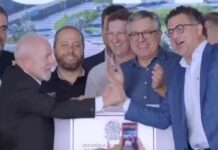 Em “comício” Lula inaugura como sua, obra iniciada por Bolsonaro, com presença de candidato a prefeito do PT Em "comício" Lula inaugura como sua obra iniciada por Bolsonaro