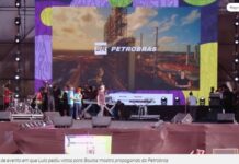 Petrobras é patrocinadora de evento de Lula onde contra a lei eleitoral pede voto em Boulos
