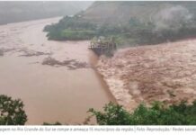 Pelotas anuncia novas áreas para evacuação devido elevação de risco Estado de calamidade no Rio Grande do Sul, barragem rompe e casas precisam ser abandonadas as pressas