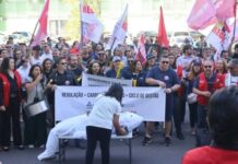Sindicato de agências reguladoras mantém chamado de greve, criticam proposta do governo Lula e exibe, “Zé gotinha” na UTI greve