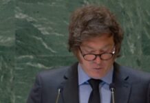 Javier Milei pede na 80ª Assembleia Geral da ONU que a instituição se preocupe apenas com a paz e não interfira no livre mercado e na propriedade privada Milei enxuga o Estado e acaba com a Receita Federal Argentina