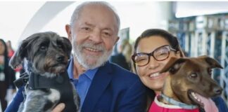 Lula da Silva e da primeira-dama Janja da Silva.