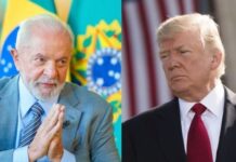 Trump elogia Bolsonaro para imprensa mundial ao lado de Lula