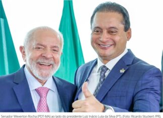 senador Weverton Rocha (PDT-MA) e Lula