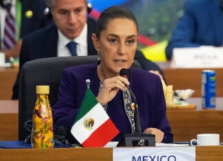 Presidente do México Cláudia. Imagem: Redes Sociais