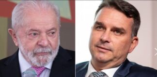 lula e flávio bolsonaro