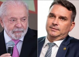 lula e flávio bolsonaro