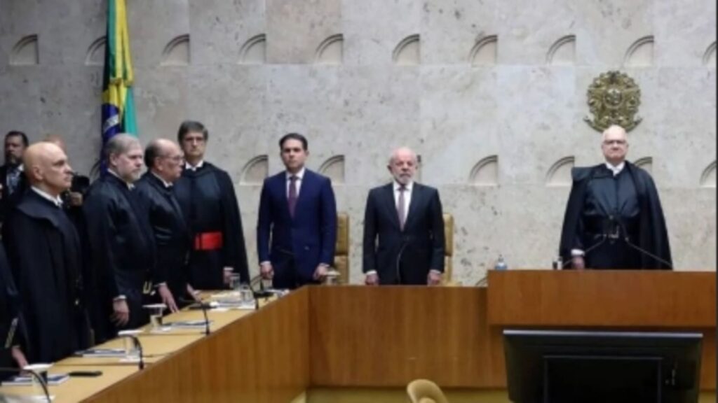 ministros do stf moraes, toffoli, gonet, gilmar mendes, fachin