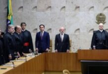 ministros do stf moraes, toffoli, gonet, gilmar mendes, fachin