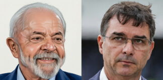 Pesquisa mostra vitória de Flávio Bolsonaro, sobre Lula