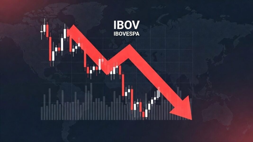Bolsa Brasileira. Ibovespa em queda