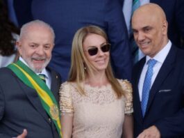 ESPOSA DE MORAES VIVIANE BARCI COM LULA E O MINISTRO ALEXANDRE DE MORAES