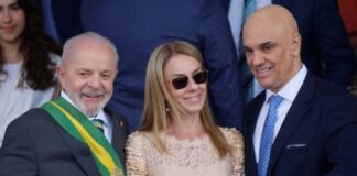 ESPOSA DE MORAES VIVIANE BARCI COM LULA E O MINISTRO ALEXANDRE DE MORAES