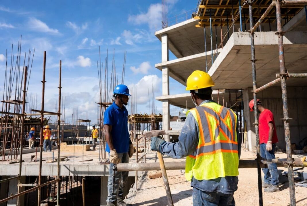construção civil trabalhadores