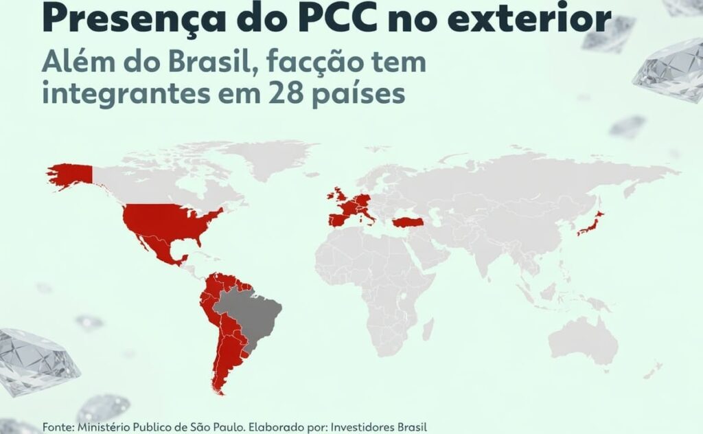 Após sanções dos EUA por elo com PCC, PF mira investigados e bloqueia R$ 10,4 bilhões em operação contra lavagem de dinheiro 1 PCC