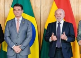 presidente da Bolívia, Rodrigo Paz e Lula. terrorismo