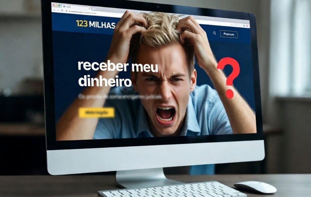 123 Milhas. rapaz desesperado para receber o pagamento da recuperação judicial