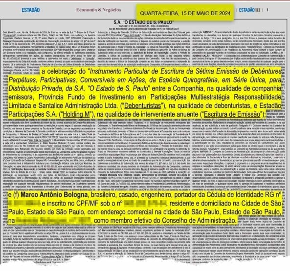 ata que validou a operacao financeira