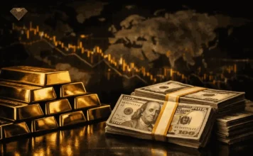 ouro, dólar