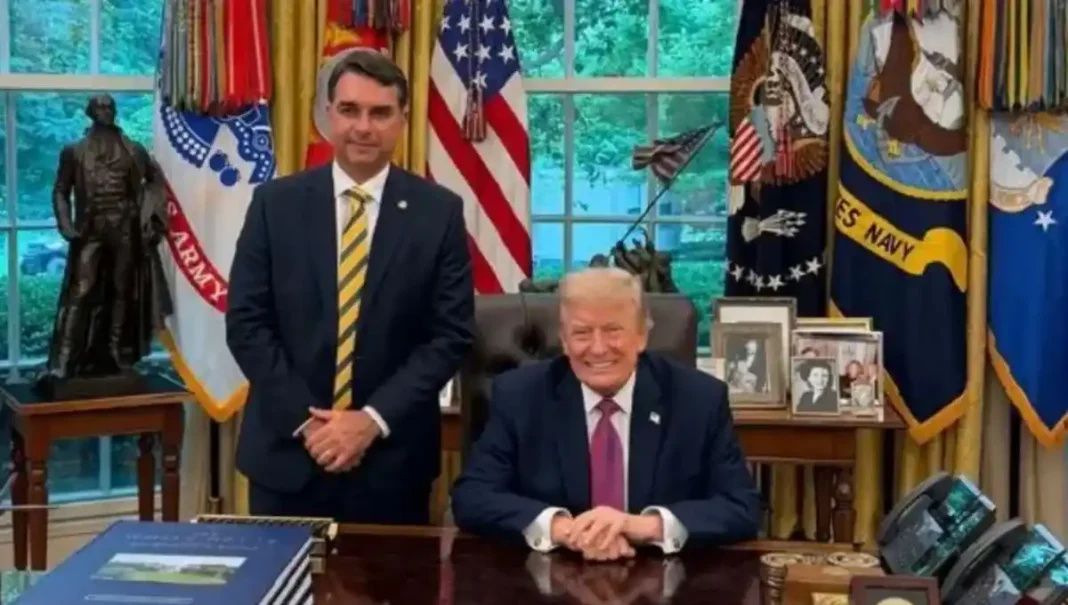 flávio bolsonaro, donald trump