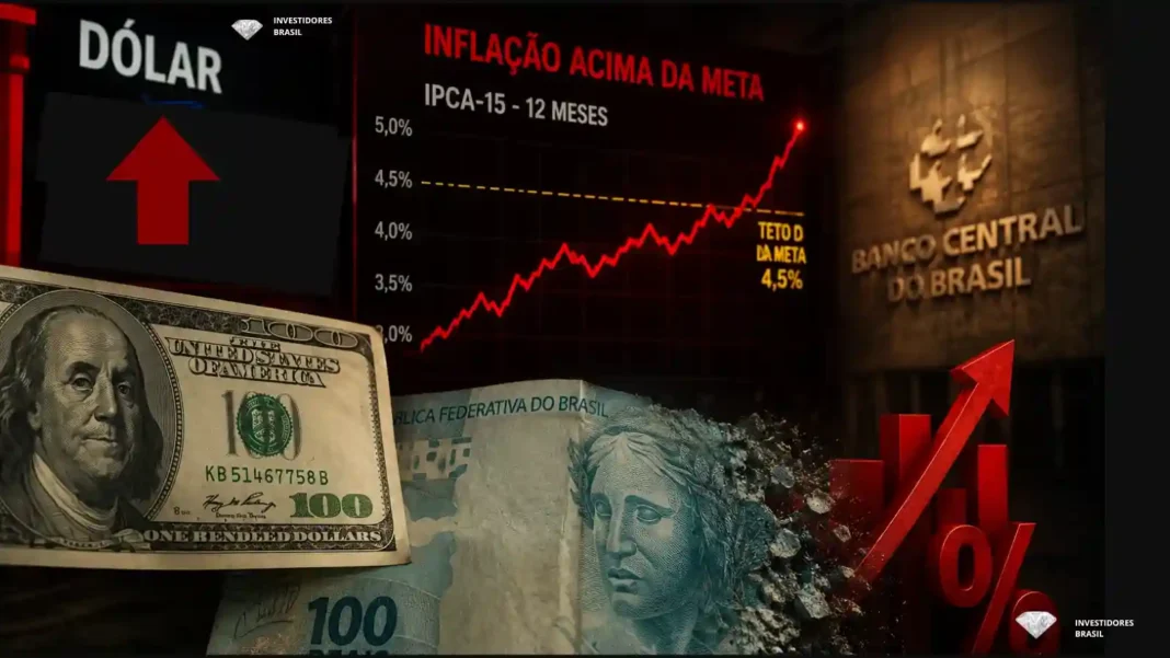 inflação, dólar