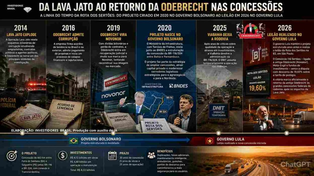 rota dos sertões, timeline detalhada