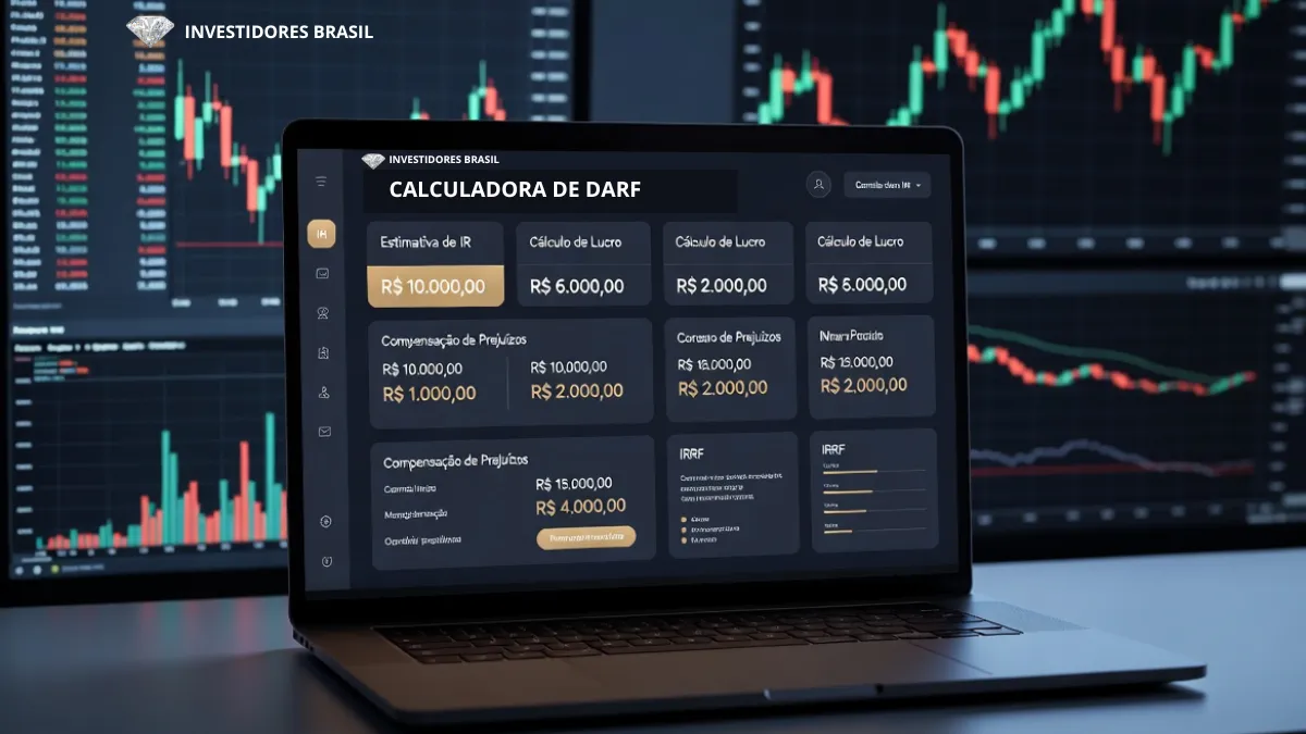 Calculadora de Darf, opções