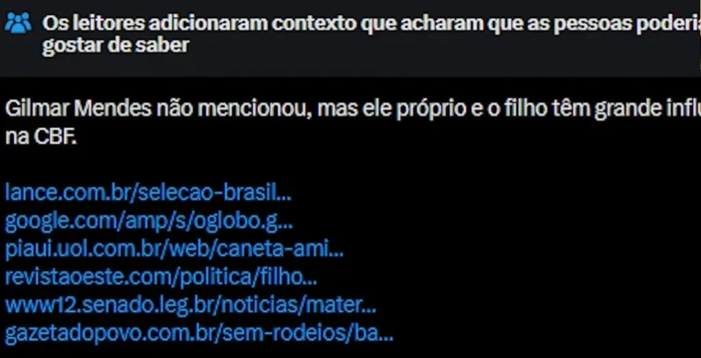 gilmar mendes, copa, cbf

