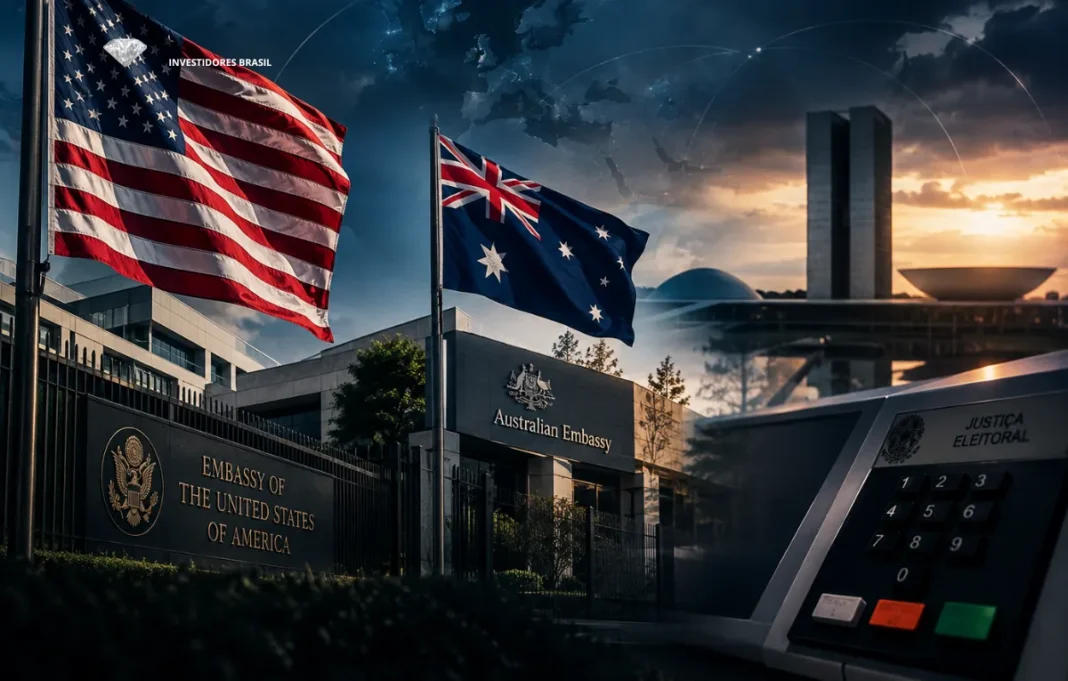 eleição, australia, eua